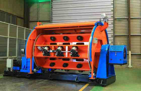 Stijgelt type strengmachine voor aluminium draad en kabel