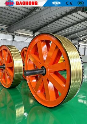 Dual Wheel Capstan-kabeltrekmachine voor draad- en kabelstrandingsmachine