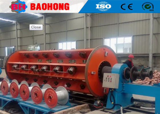69m/Min Rigid Stranding Machine Twisting-de Machine van het Draaddraadtrekken