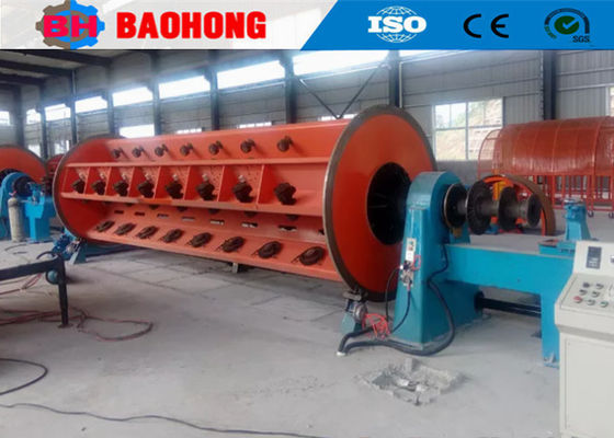 720mm Bobbin Steel Wires Rigid Stranding Machine met Touch screen