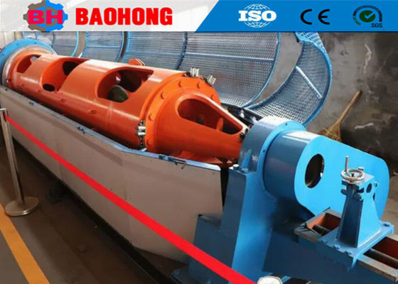 Van de het Koperdraad van het draadtrekkenmateriaal de Tubulaire Vastlopende Machine met het Achter Verdraaien