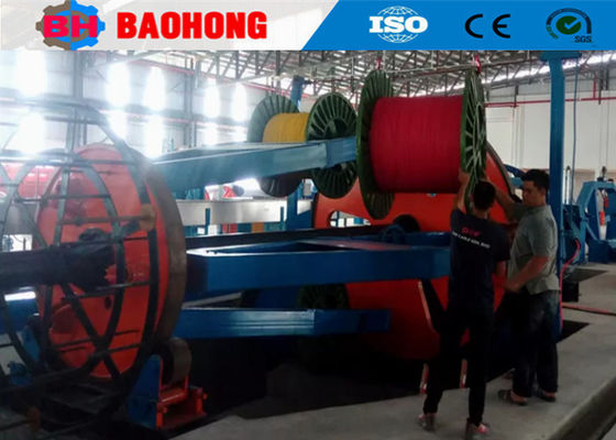 PLC Kabel die Machine 1800mm leggen het Materiaal van het Spoelendraadtrekken